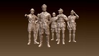 Rommel and soldiers Afrika Korps