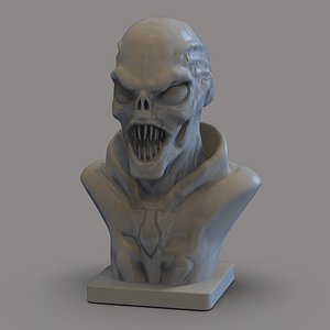 Fiction Alien Bust 3D model
