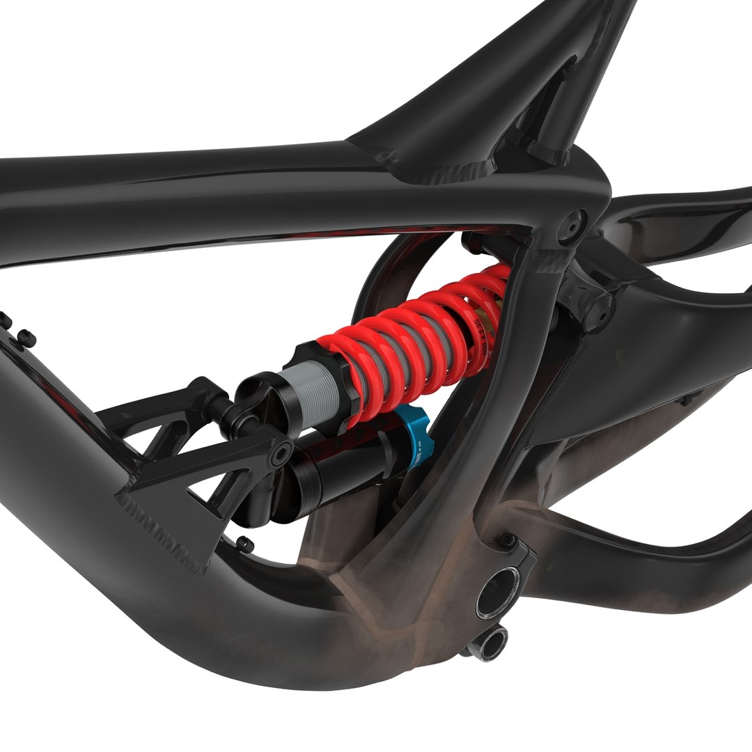 3d model mountain bike frame generic