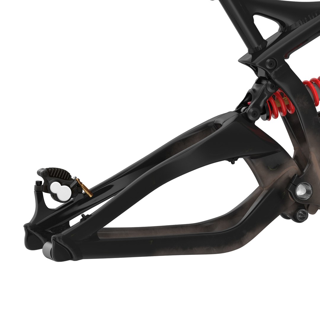 3d model mountain bike frame generic