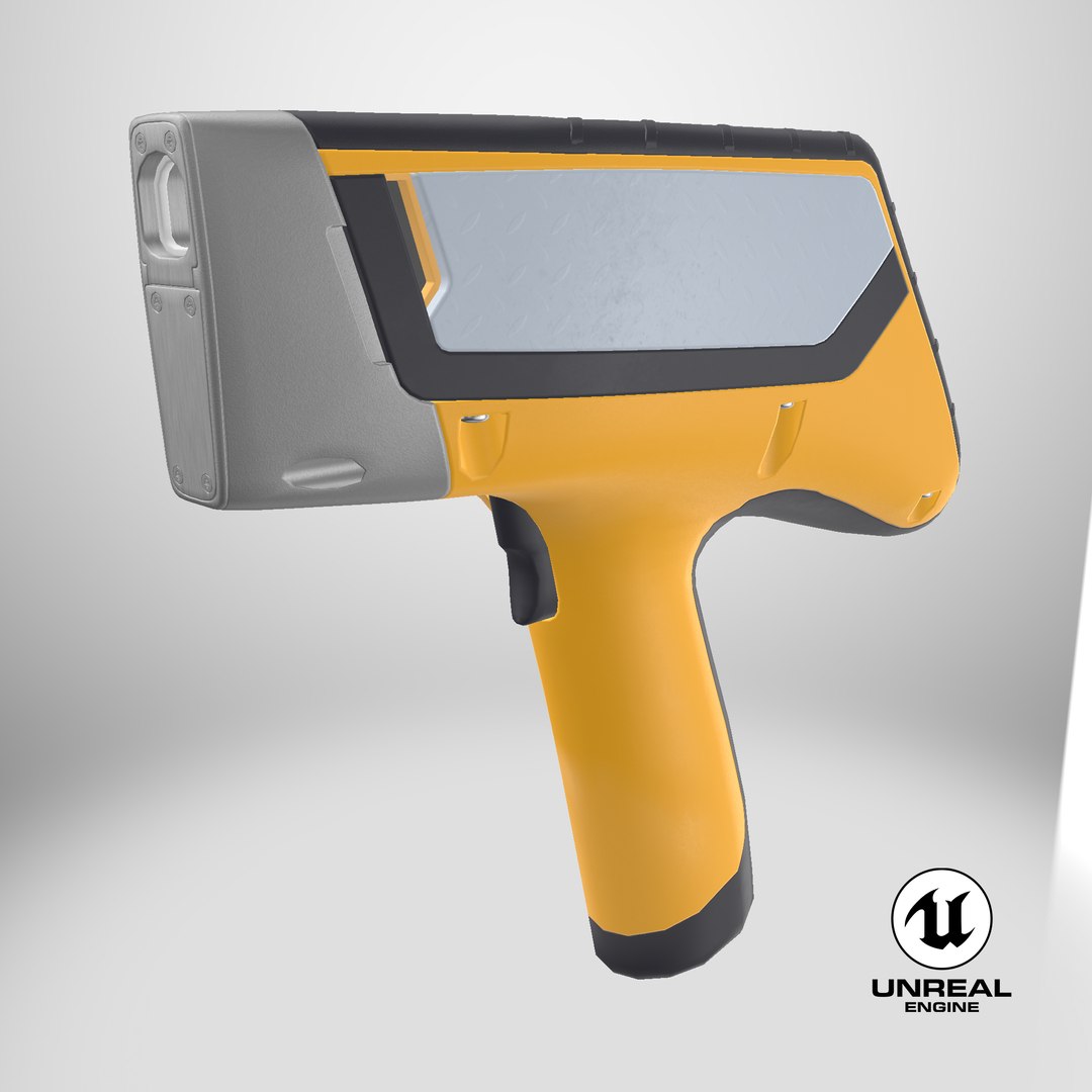 Handheld XRF Metal Analyzer Yellow 3D https://p.turbosquid.com/ts-thumb/FL/qQzZUT/5k/stemcell_unreal_render/png/1745398538/1920x1080/fit_q87/018247dca1e3c39d7f323ee3536a6d2e303f8ef3/stemcell_unreal_render.jpg