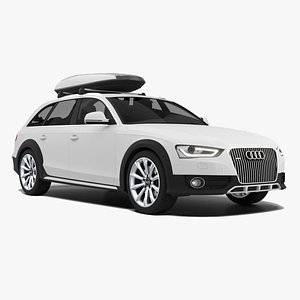 Audi A4 Allroad Rooftop Cargo Box Car Roof Trunk 3D model