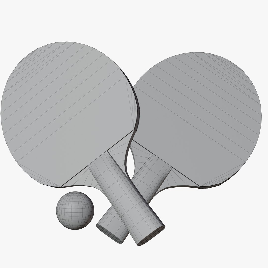 Free Ping Pong Paddle 3D Model - TurboSquid 2151041