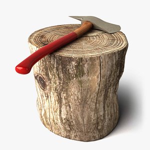 axe log 3d 3ds