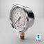 3D Pressure Gauge Double Scale 3D Model