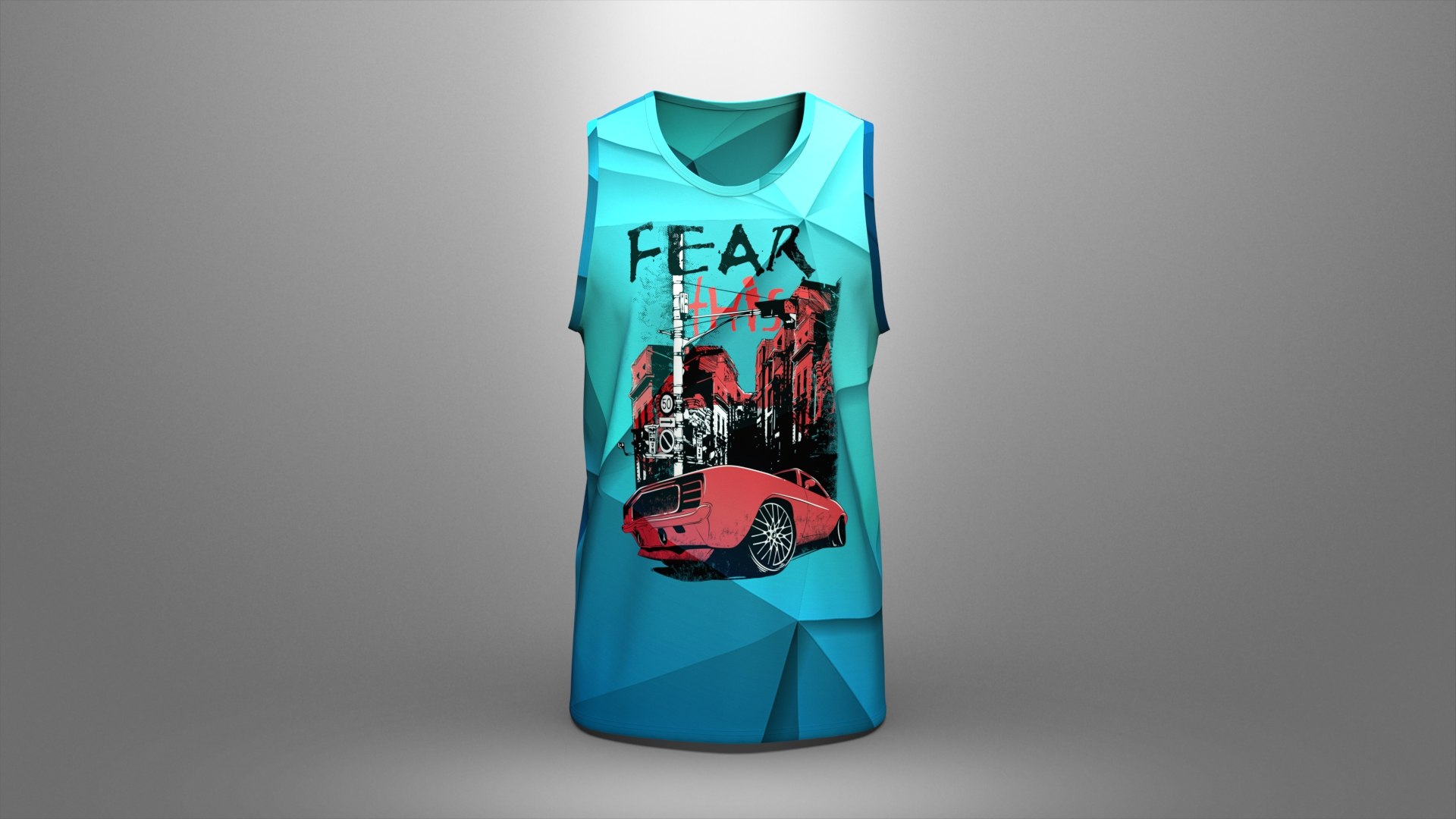 3D Athletic Men Cotton Performance Sleeveless Muscle T-Shirt ...