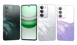 3D model Realme P3 Lite 5G All Colors