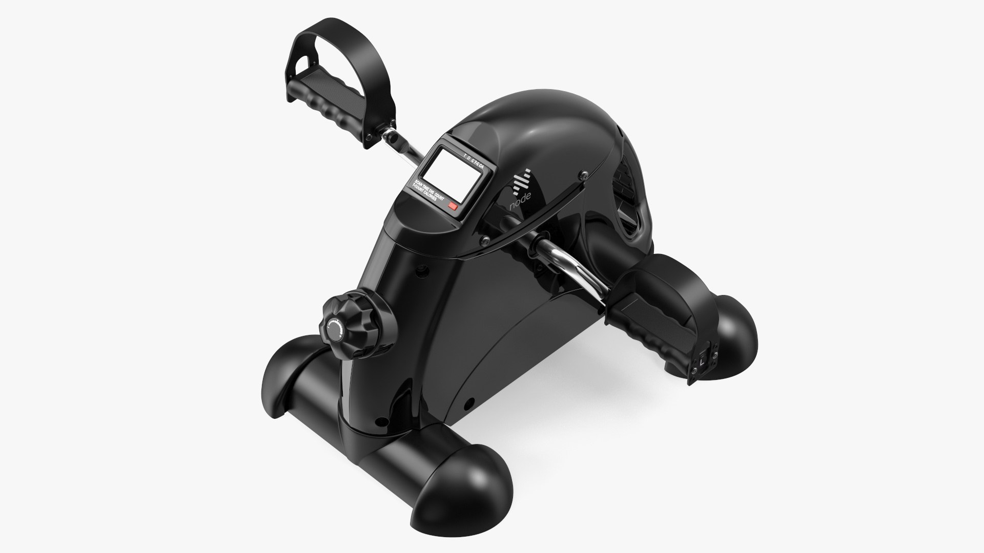 Mini Exercise Bike Black 3D model preview