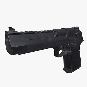 Lowpoly Desert Eagle Gun