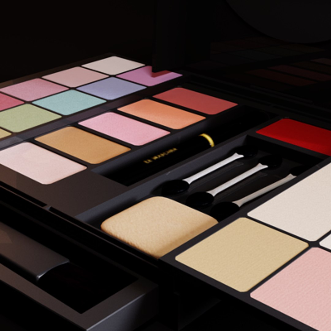 Makeup Kit 3d Model