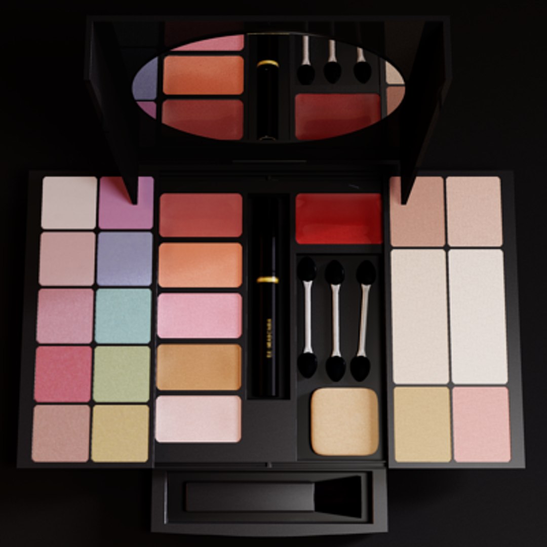 Makeup Kit 3d Model