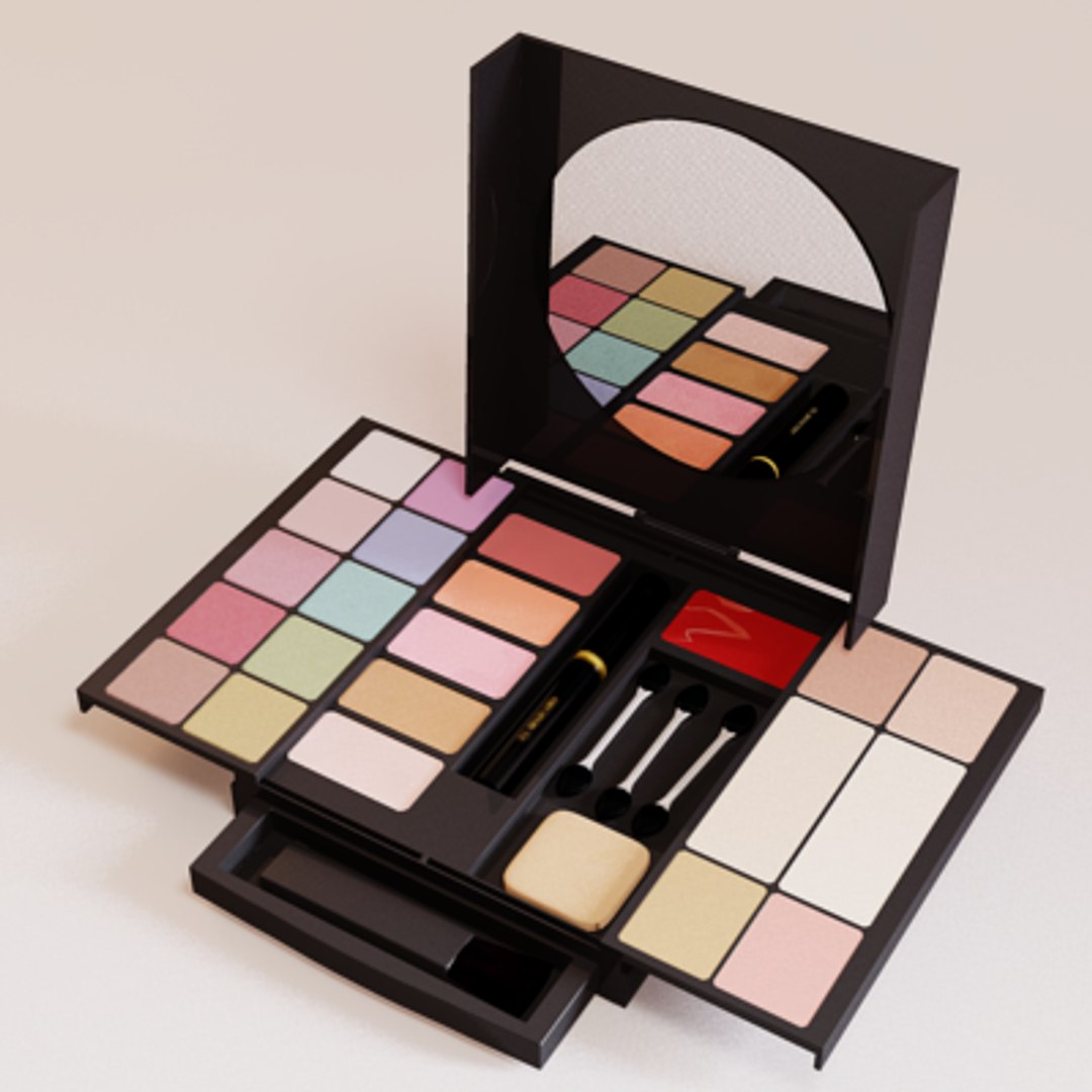 Makeup Kit 3d Model