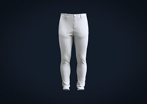 Mens checkered plaid Indigo blue and Ivory white color Mens chino Tailor pant with slant pocket fash