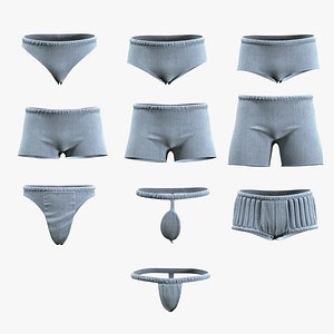 3D model 10 male panties