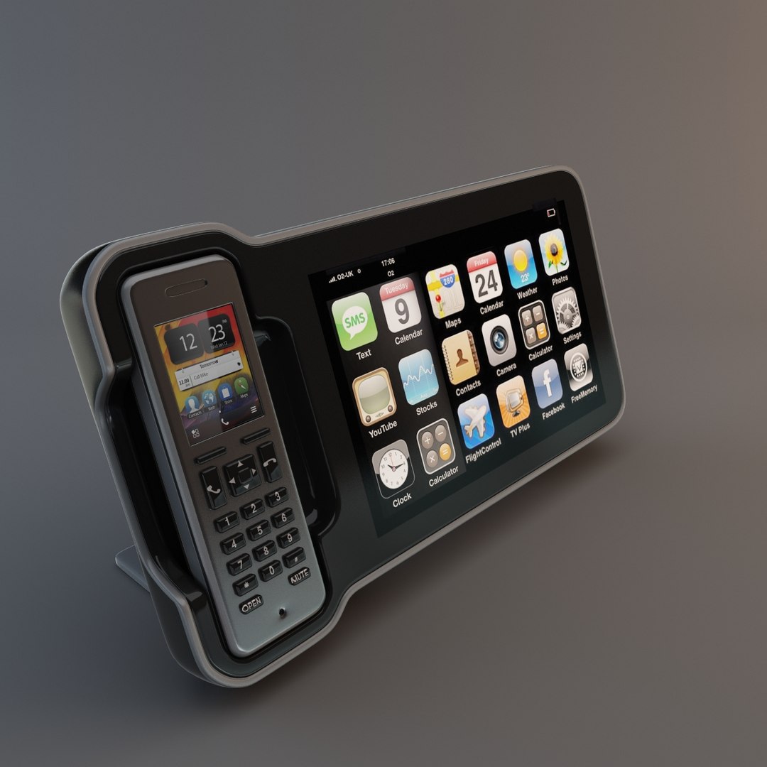 3d Model Openpeak Openframe Phone