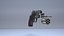 revolver repeating handgun 3D model