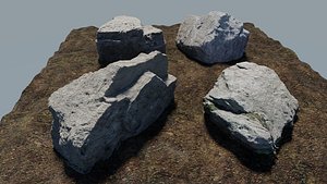 boulders b 3D model
