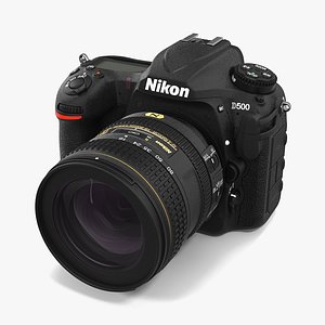 Nikon D500 3D Model