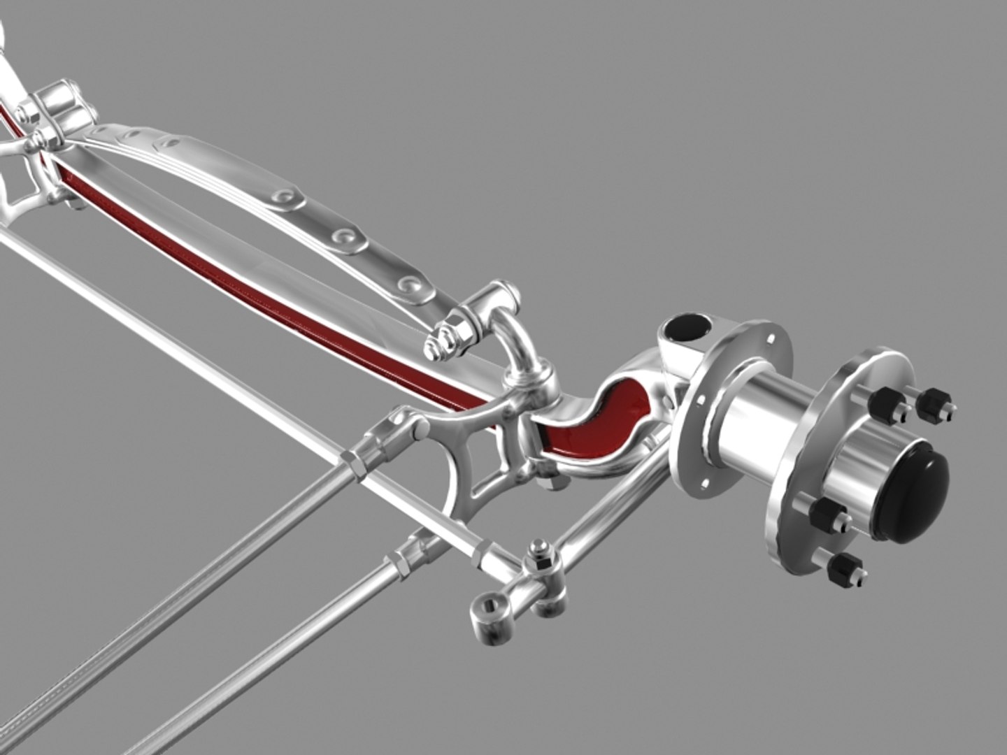 3ds Max Vintage Dropped Beam Axle