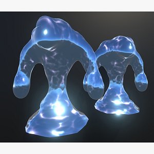 3D model Water elemental