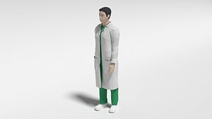 3D doctor man