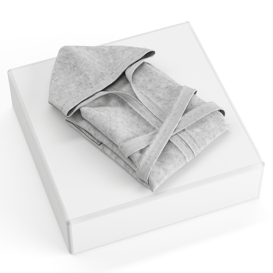 3D Bathrobe Laying Set 04 TurboSquid 2001126