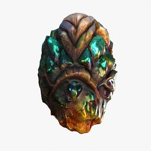 Crystal Alien Egg model
