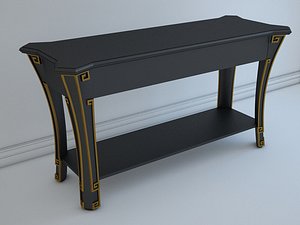 3d model console table