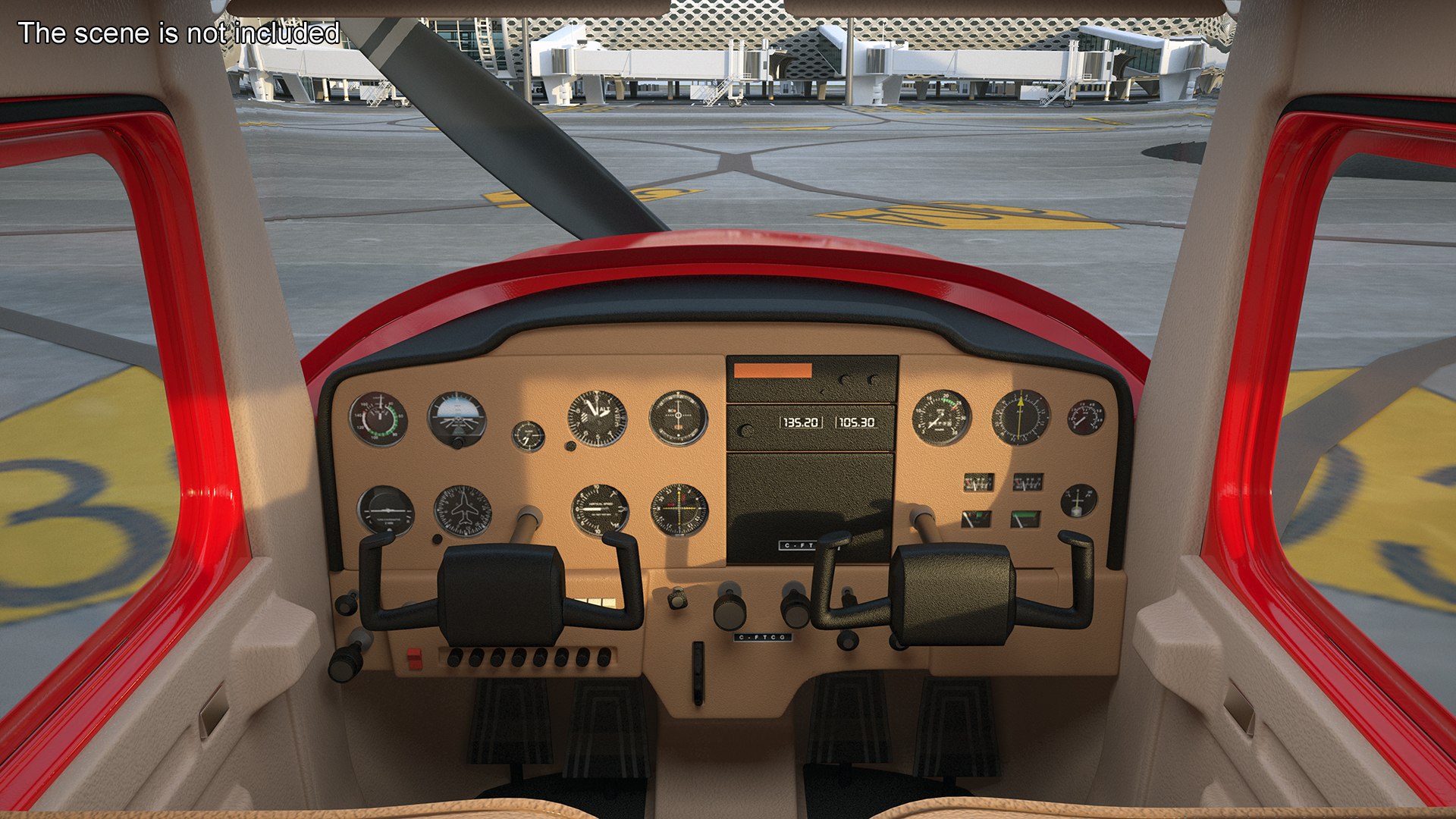 3D Model Light Utility Aircraft Cessna 150 Rigged - TurboSquid 2225861