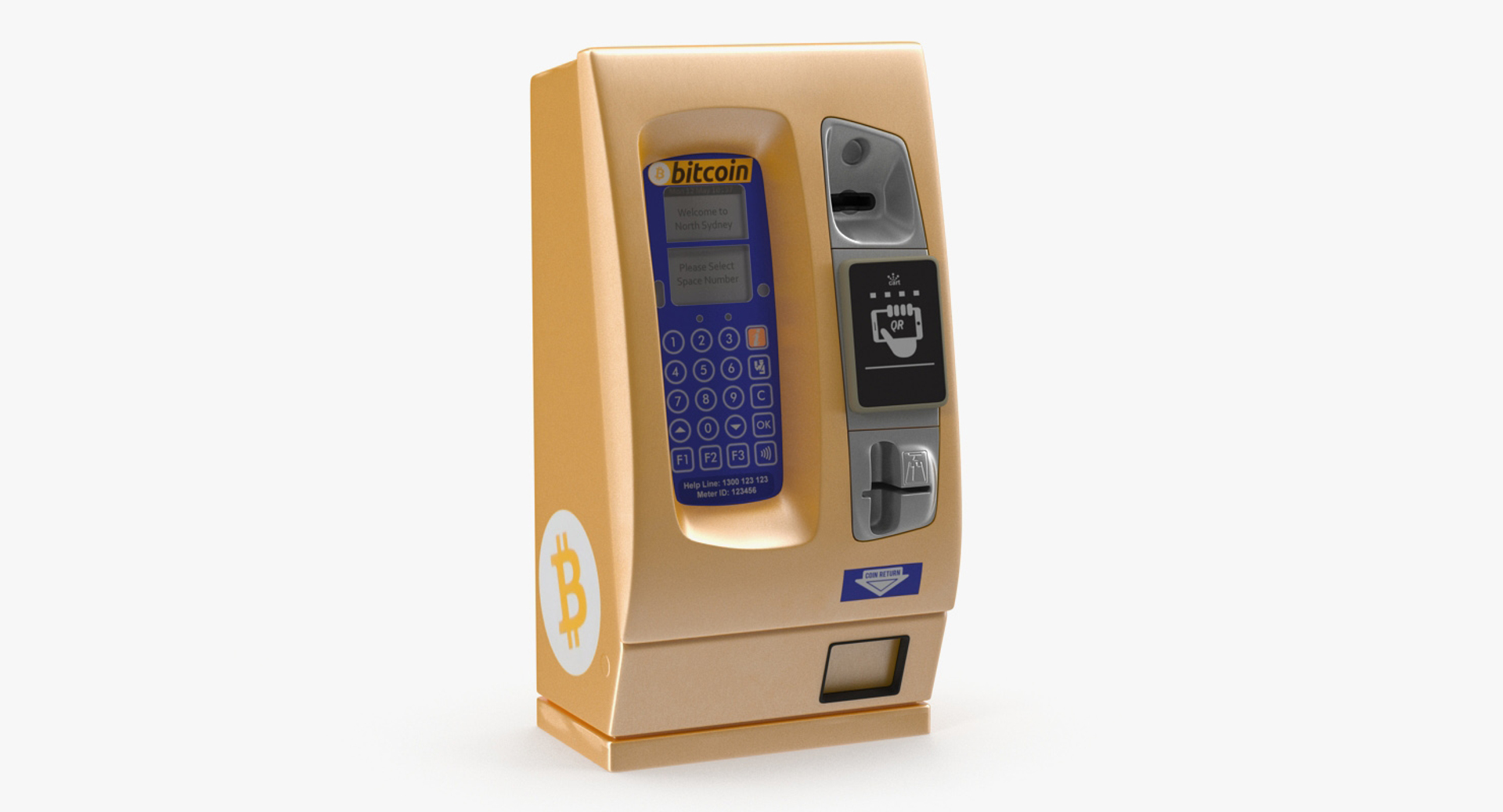 Bitcoin Atm 3D Model - TurboSquid 1290443