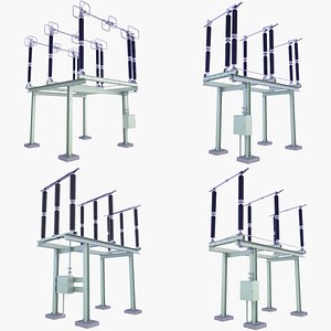 3D 4 Substation Disconnect Switches ON Positions SET v33 v45 v48 v51
