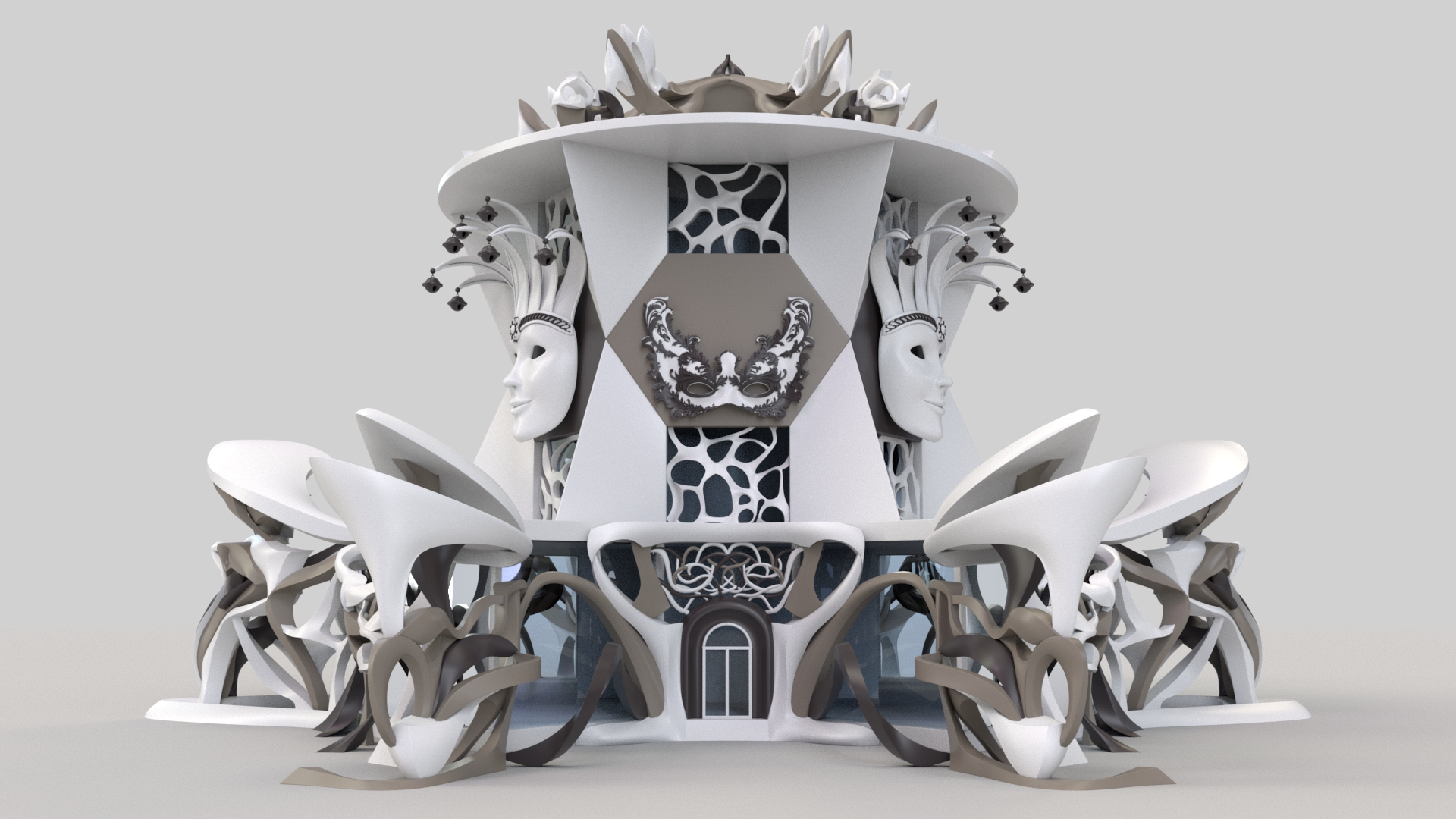 Metaverse Theatre X1 3D Model - TurboSquid 1949464