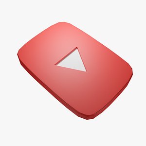 YouTube 3D Logo Model