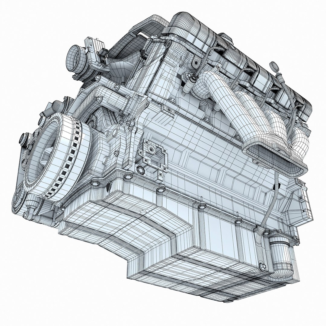 3D v8 engine version - TurboSquid 1350803