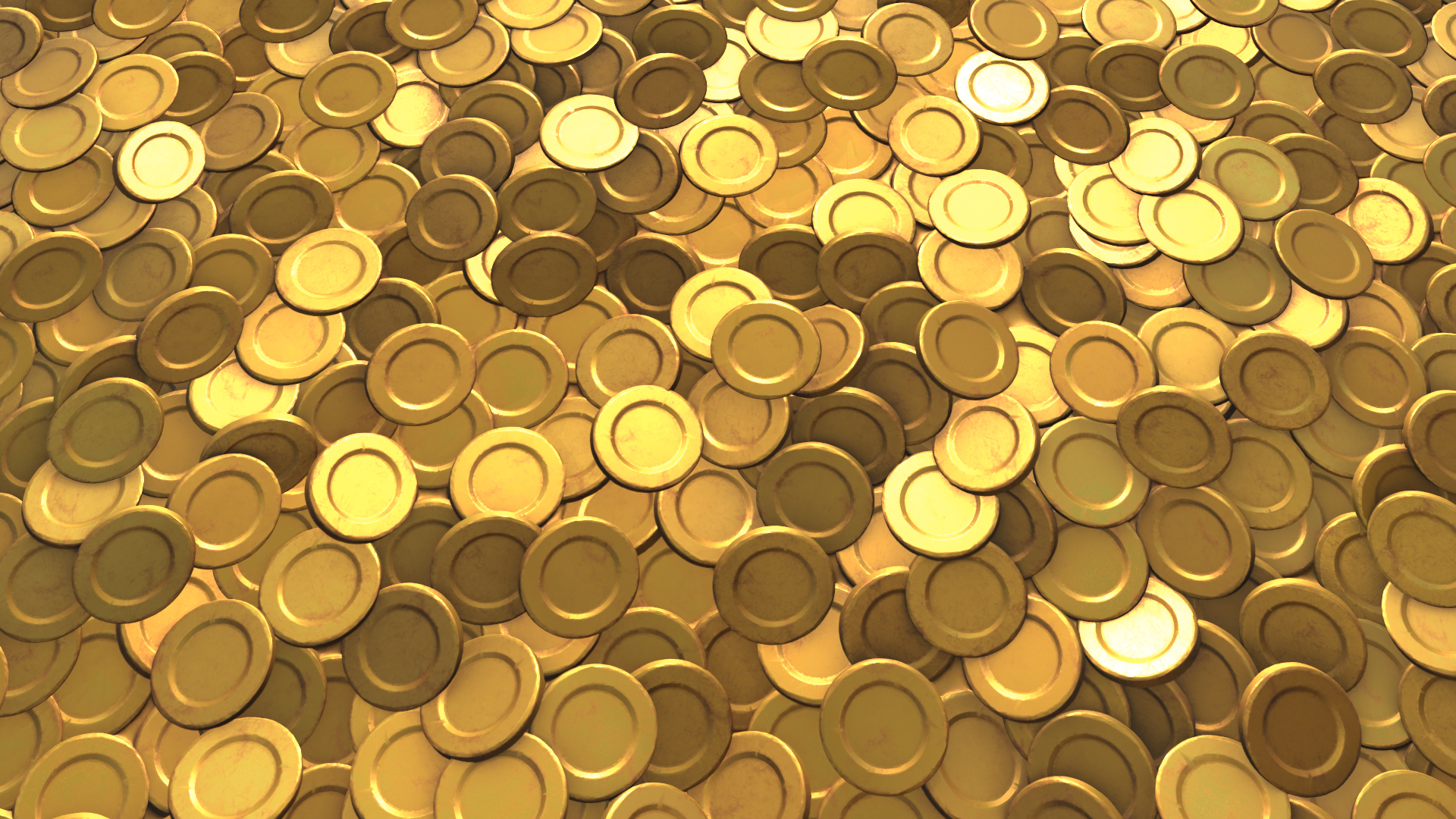 3D stylized pile gold - TurboSquid 1698015