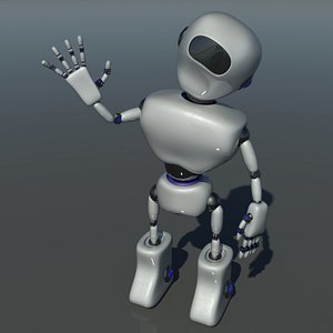 3d robot animation