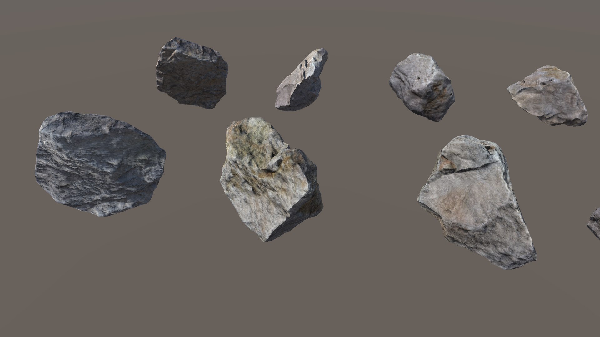 Scanned Rocks Collection 02 - Lowpoly Model - TurboSquid 1963572