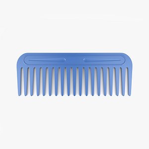 3D hair comb model