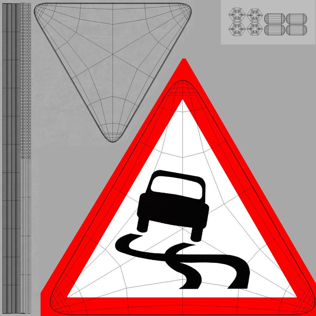 3D Traffic Sign 16 Model - TurboSquid 2064548