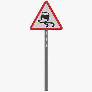 3D Traffic Sign 16 model