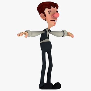 3d model nose man