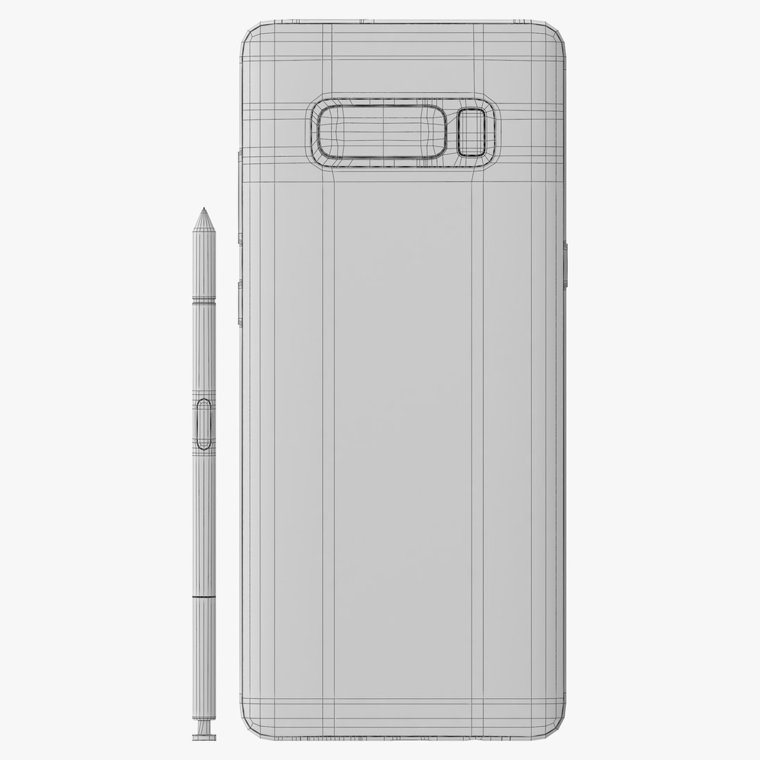 Samsung galaxy note 8 model - TurboSquid 1260594