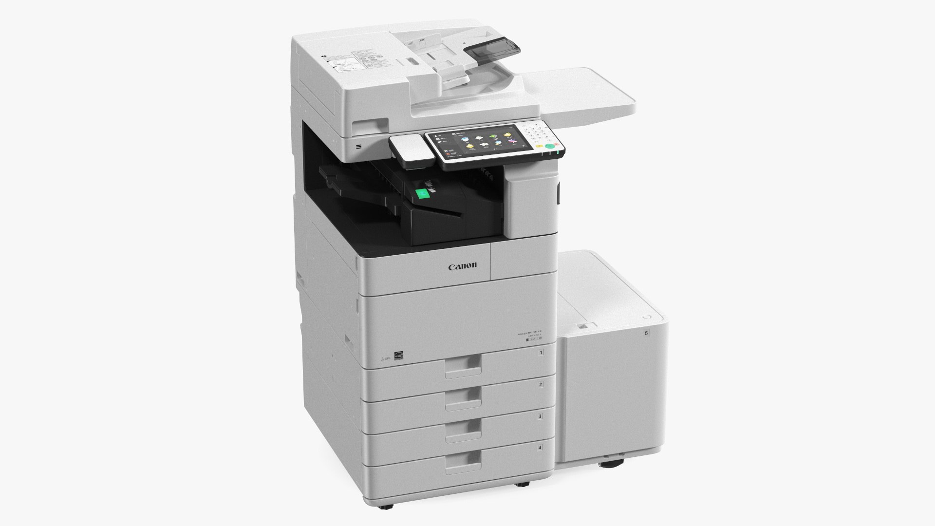 MFP Canon ImageRUNNER ADVANCE 4551i II with Paper Deck Unit F1 3D model preview