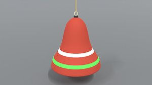 christmas bell cartoon 3D