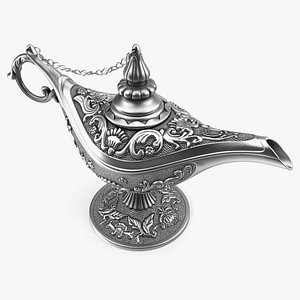 antique silver magic lamp model