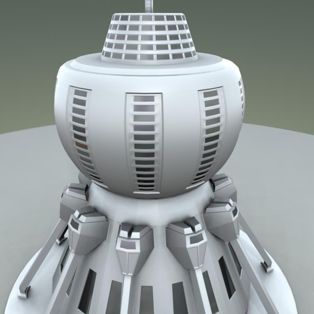 Lightwave Skyscraper Sci-fi Metropolis