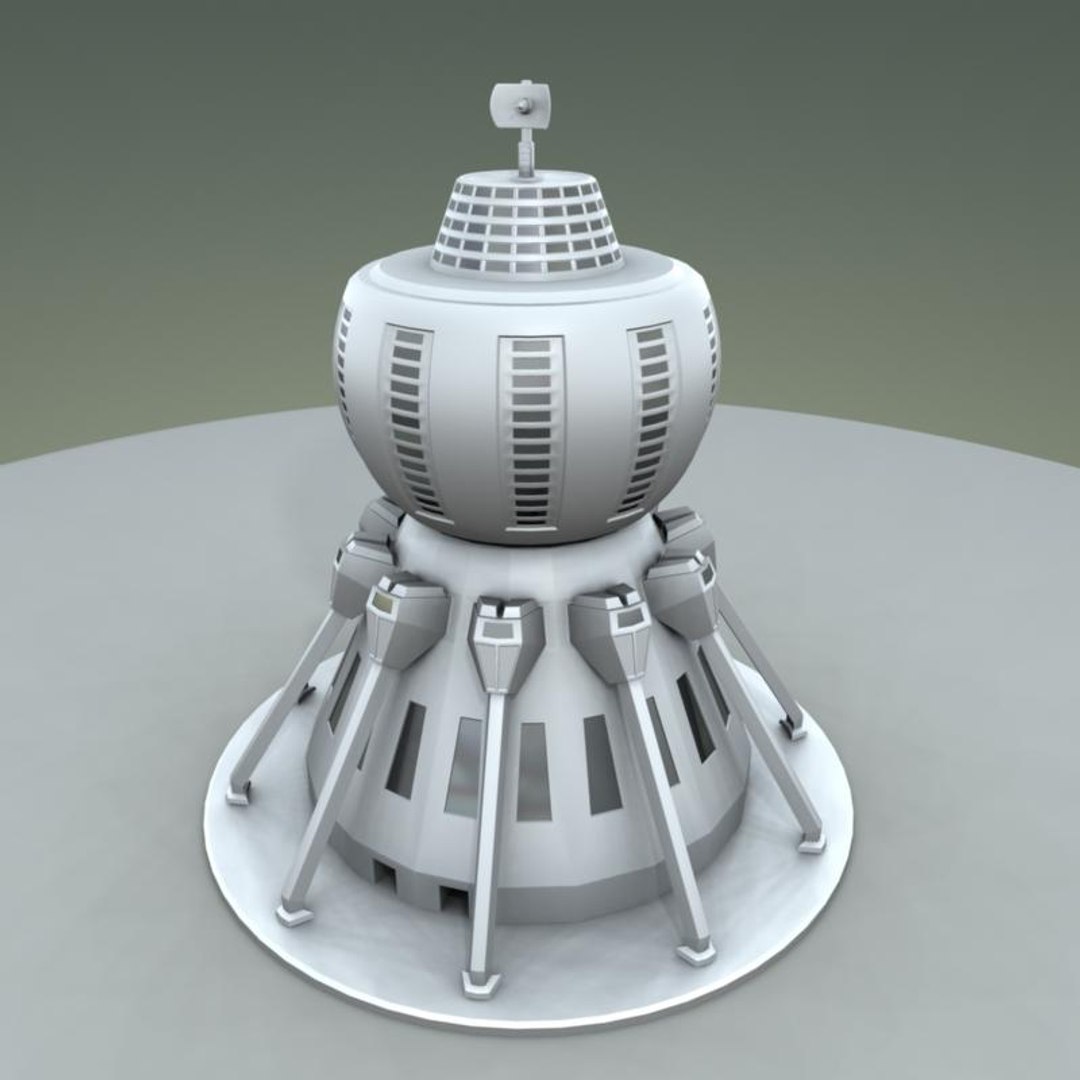 Lightwave Skyscraper Sci-fi Metropolis