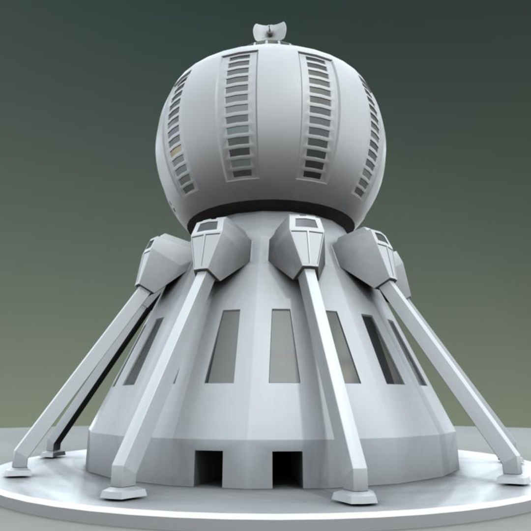 Lightwave Skyscraper Sci-fi Metropolis