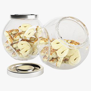 Chocolate Chip Cookies in a Glass Jar 12