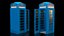 3D Phone Booths Collection model